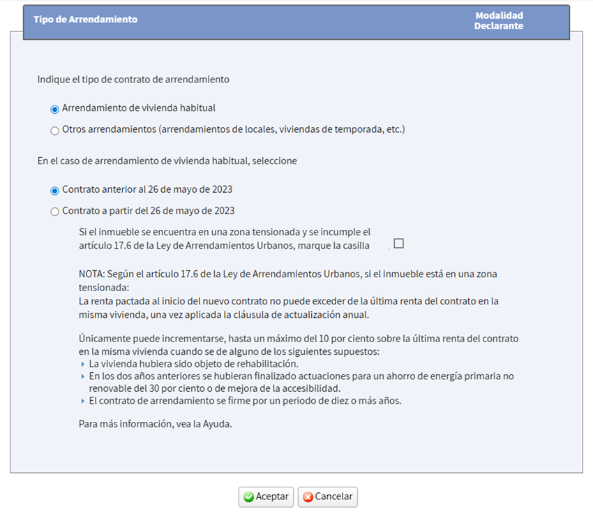 Declaración de la renta 2025